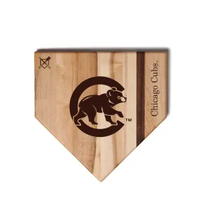 Chicago Cubs Home Plate Cutting Boards | Multiple Sizes | Multiple Designs