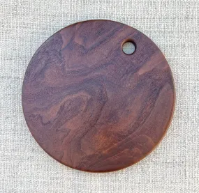 Claro Walnut Round Board