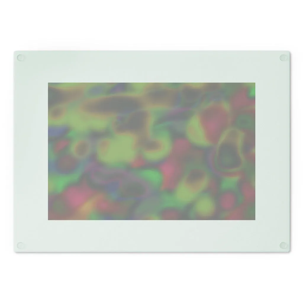 Colorful Cloud Painting Cutting Board