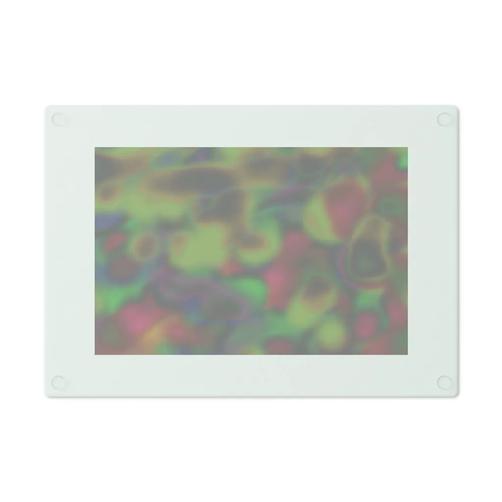 Colorful Cloud Painting Cutting Board