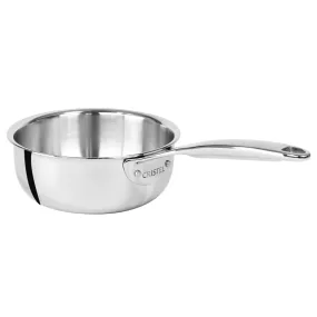 Cristel Castel'Pro 2.5-Quart Stainless Saucepan - Fixed Handle