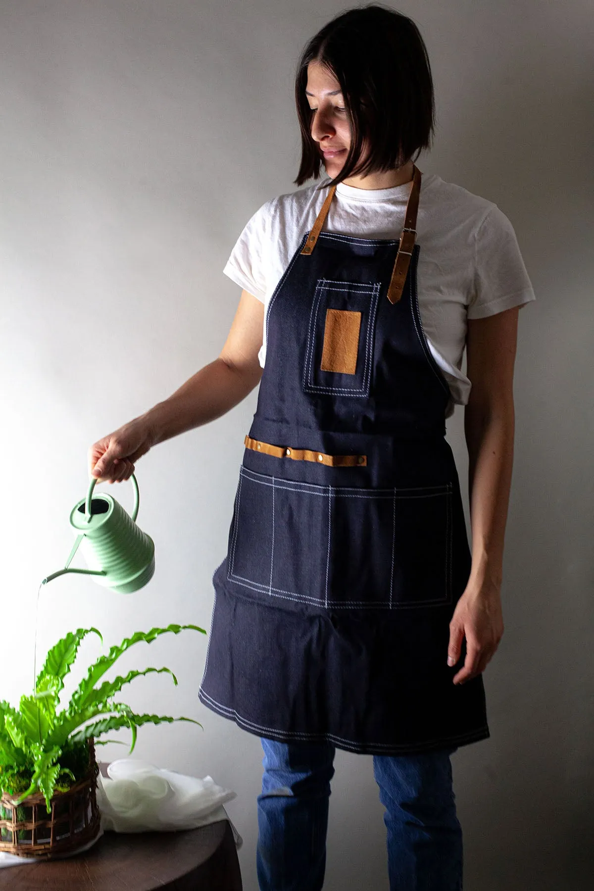 Denim Garden Apron