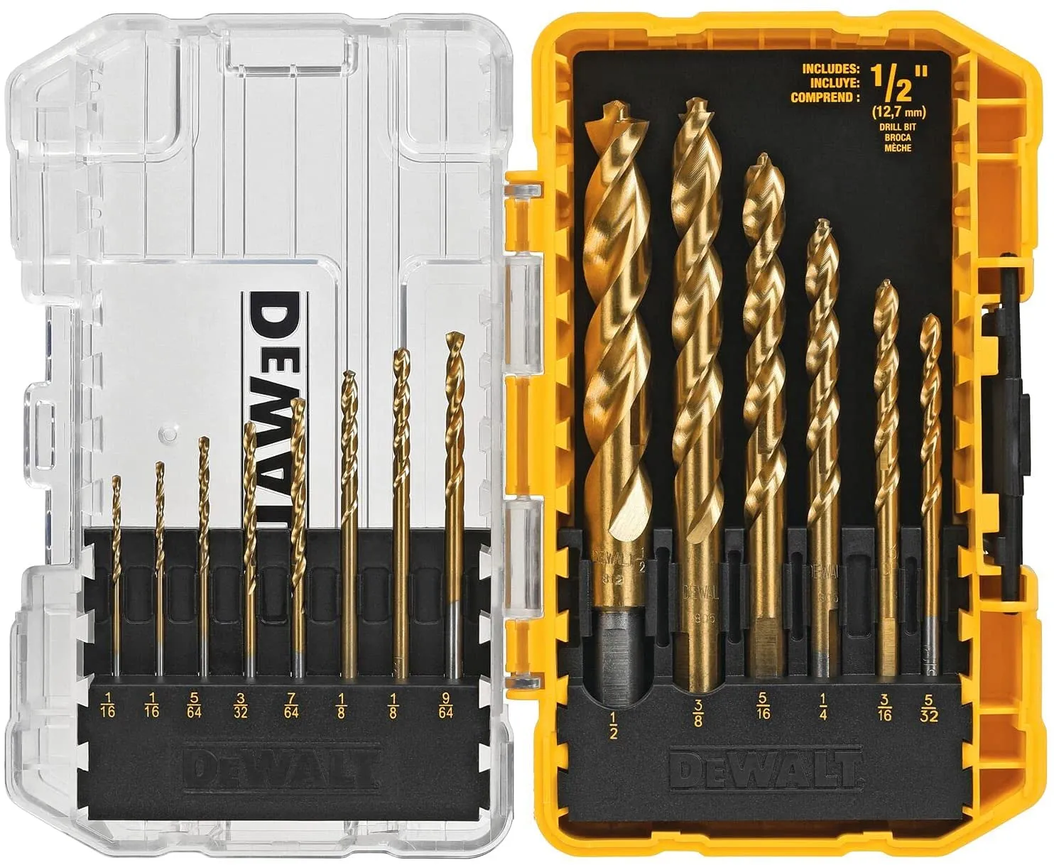 DeWalt DW1354 Titanium Drill Bit Set