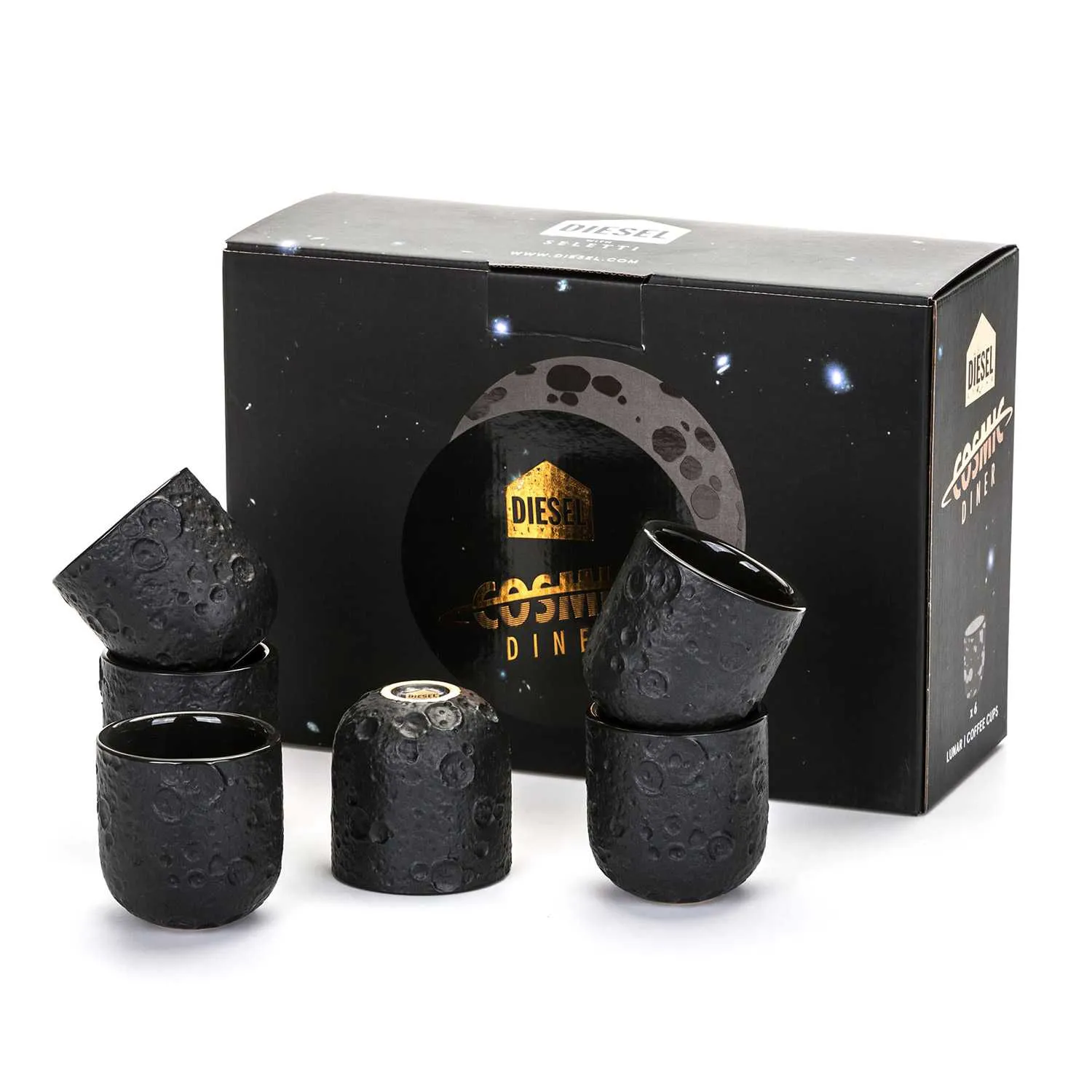 Diesel with Seletti Cosmic Diner Lunar coffee cup