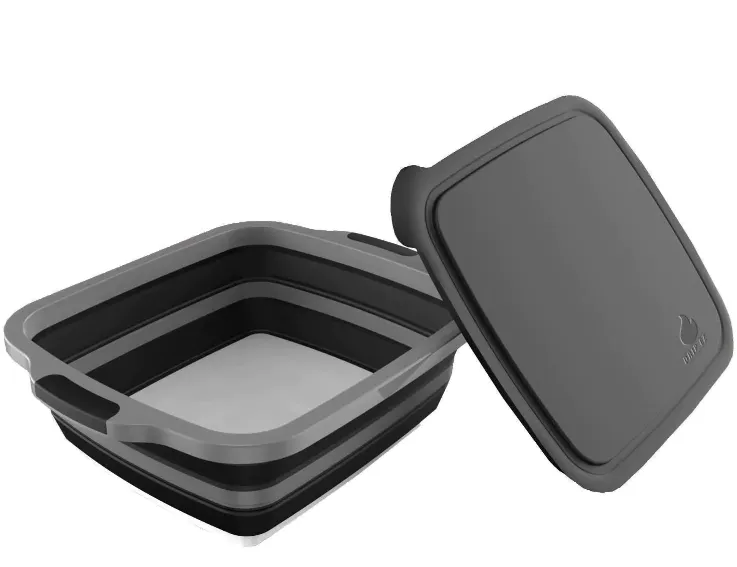 Drip EZ: Collapsible BBQ Prep Tub W/ Lid