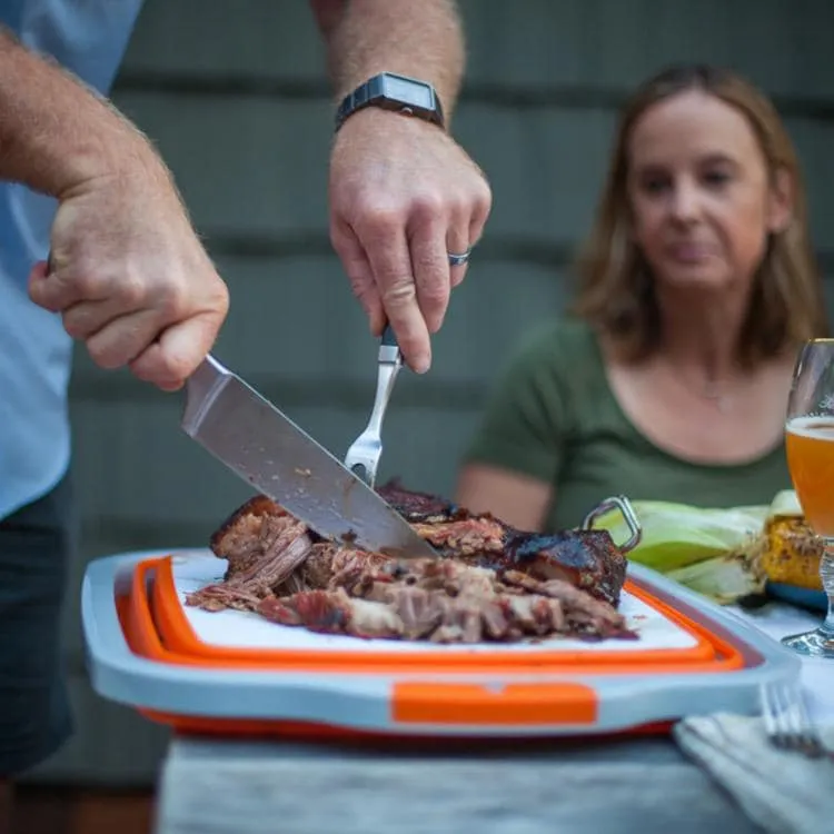 Drip EZ: Collapsible BBQ Prep Tub W/ Lid