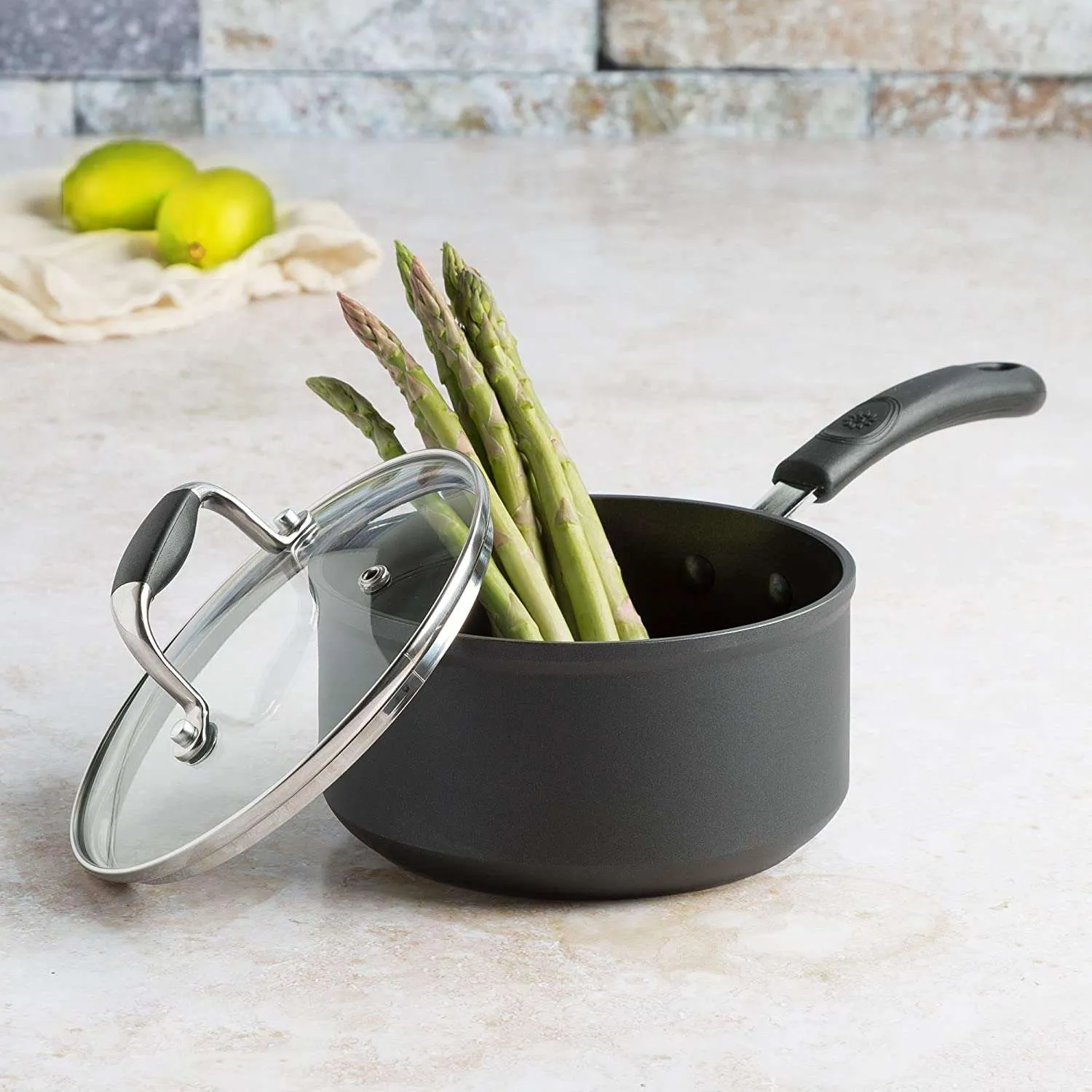 Ecolution Symphony Forged Saucepan With Glass Lid