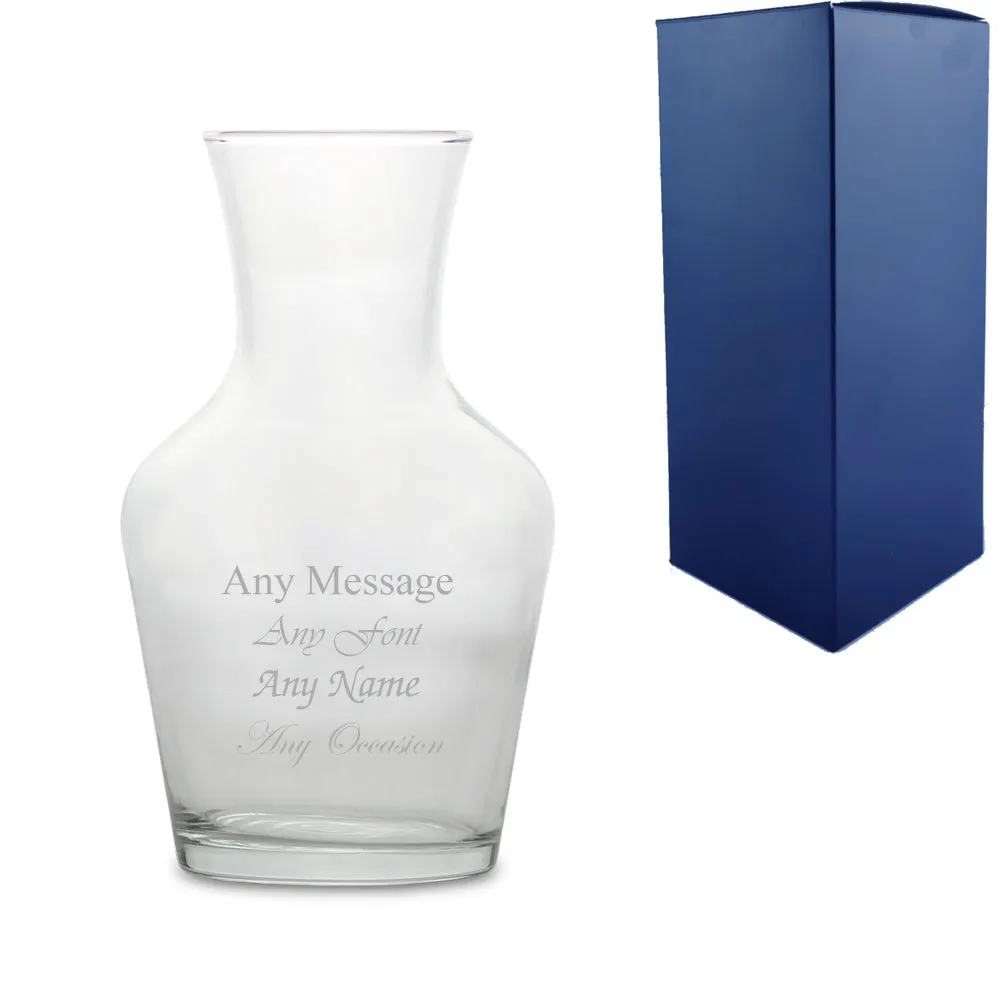 Engraved 500ml A Vin Carafe or Vase