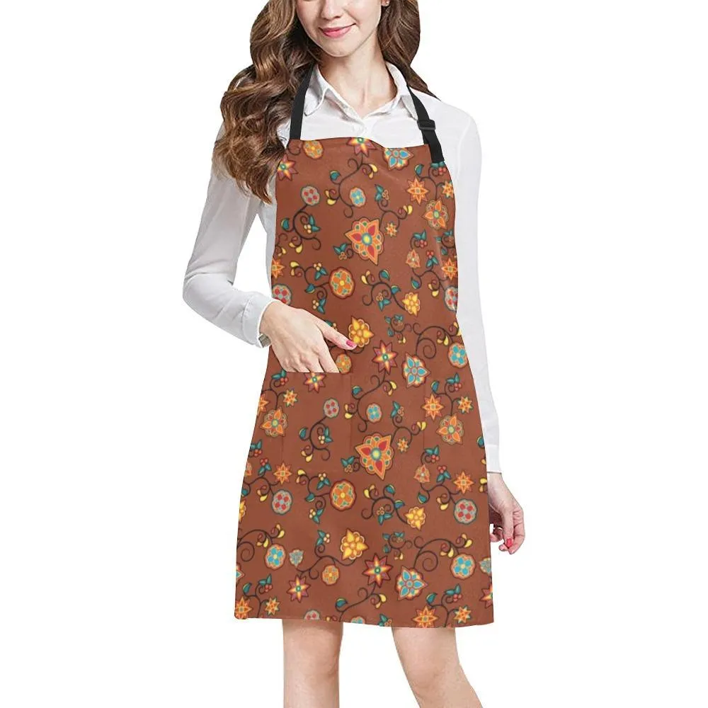 Fire Bloom Shade Apron