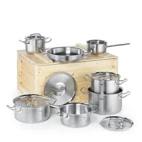 Fissler Gmbh7 Pcs. Set   Limited Wooden Box