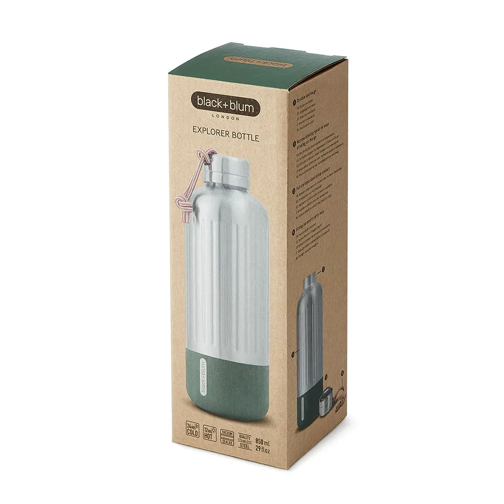 Flask Vacuum Insulated Stainless Steel Large Ocean Blue