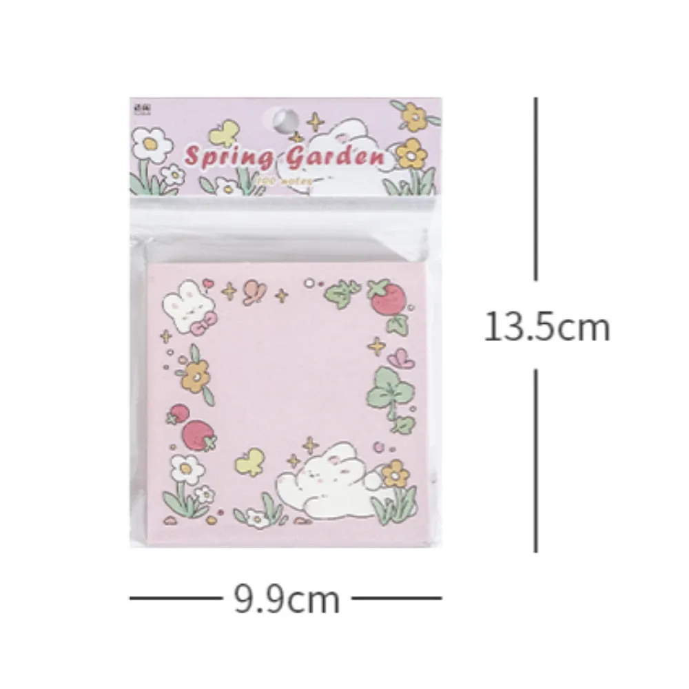 Flower Bunny Memo Pads