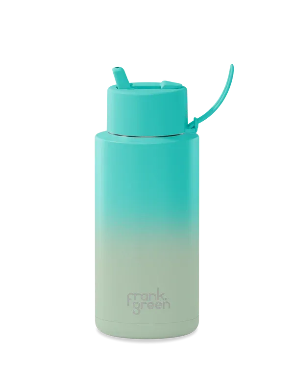 Frank Green Ceramic Reusable Bottle w/ Straw Flip Lid