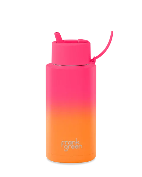 Frank Green Ceramic Reusable Bottle w/ Straw Flip Lid