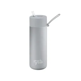 Frank Green Ceramic Reusable Bottle With Straw Lid 595ml/20oz - Harbor Mist