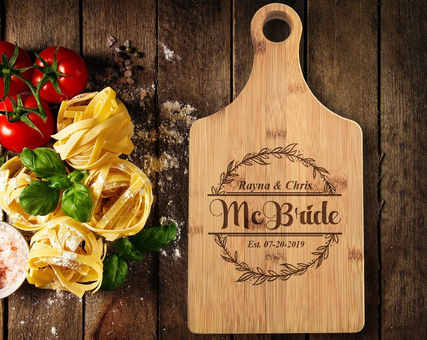 Future Mr. Mrs. Couples Engaged Newlyweds Engraved Paddle Cutting Board Personalized Soon to Be Married Rustic Gift Bridal Shower Wedding