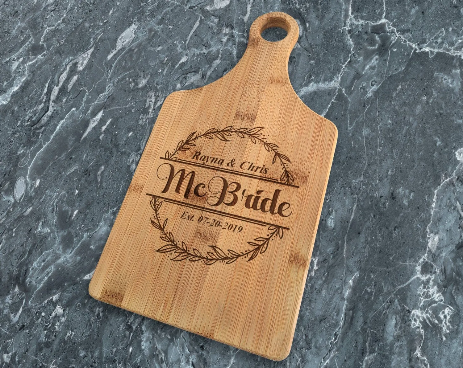 Future Mr. Mrs. Couples Engaged Newlyweds Engraved Paddle Cutting Board Personalized Soon to Be Married Rustic Gift Bridal Shower Wedding