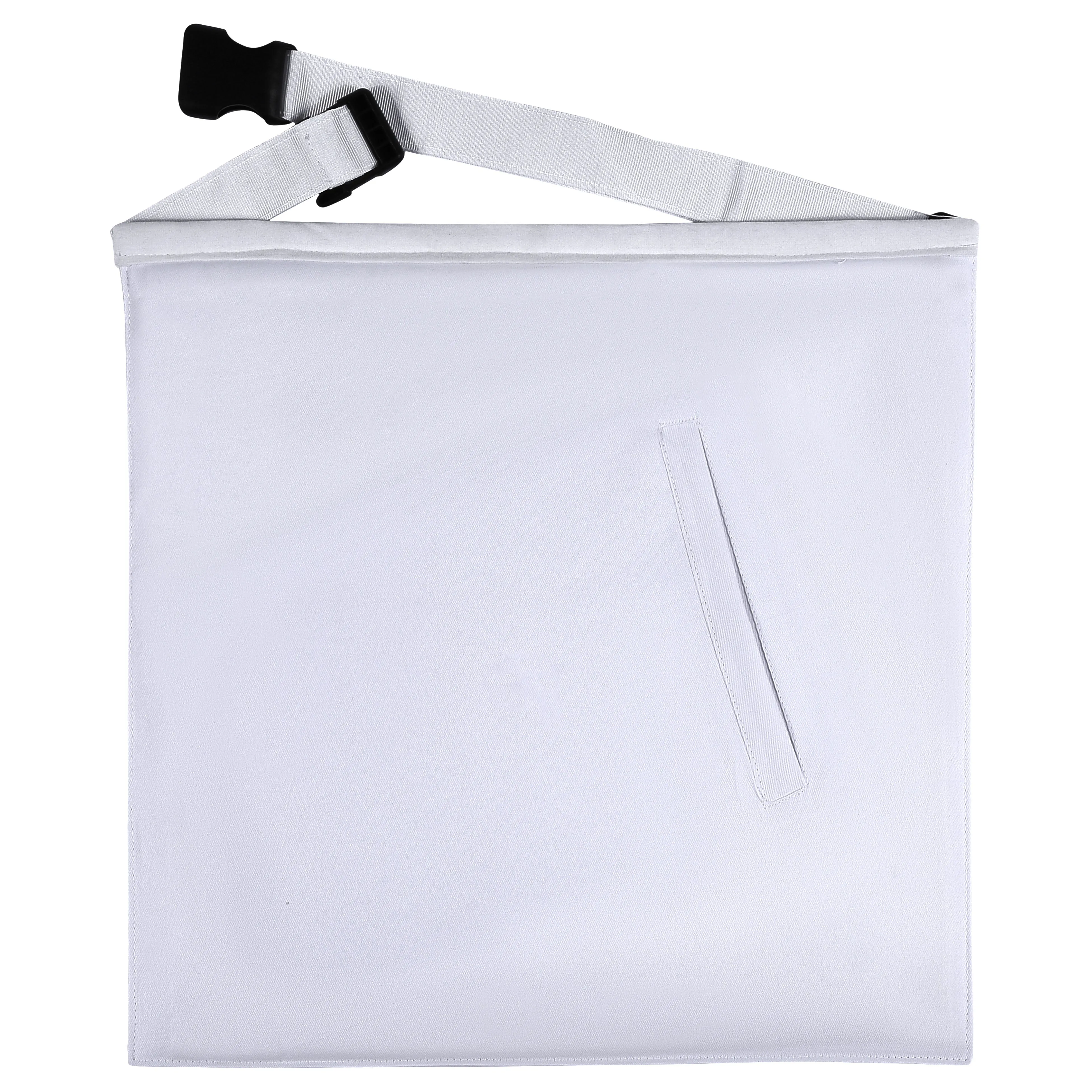 Grand Past Master Blue Lodge California Regulation Apron - White Velvet Hand Threaded Silk