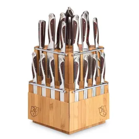 Hammer Stahl 21-Piece Classic Knives and Block Collection