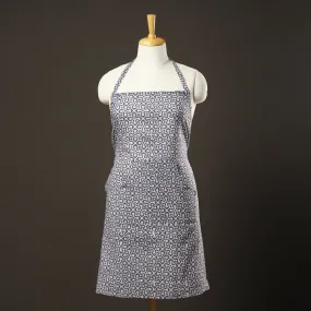 Hand Batik Printed Cotton Apron with Pocket 58