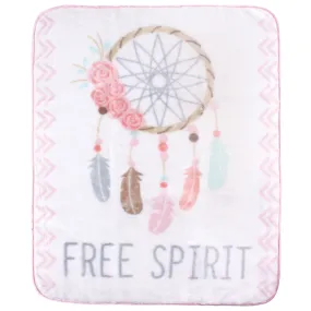 Hudson Baby High Pile Plush Blanket, Dream Catcher