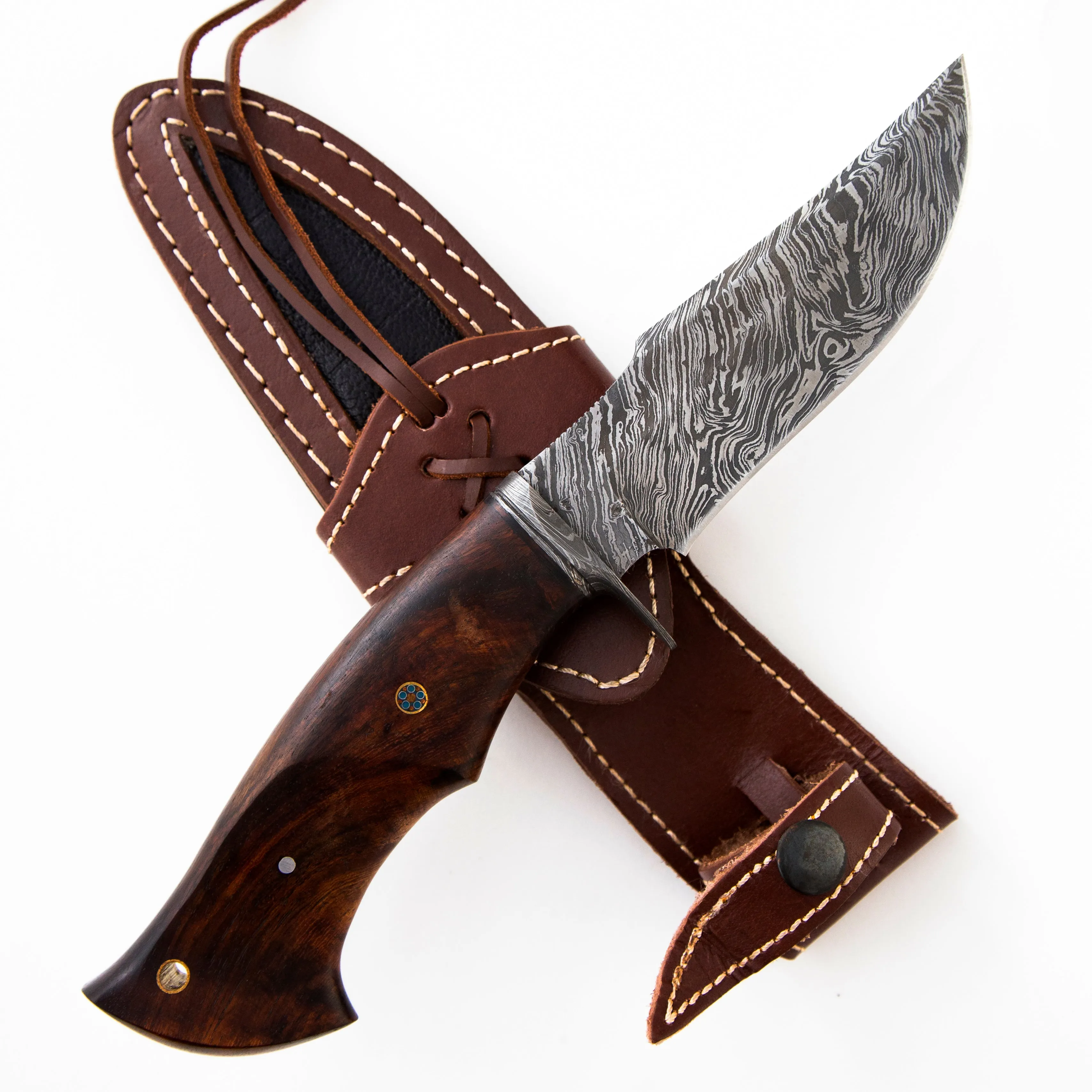 Jaguar Hunter Damascus Knife