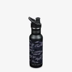 Klean Kanteen Black Camo 18oz Classic Bottle