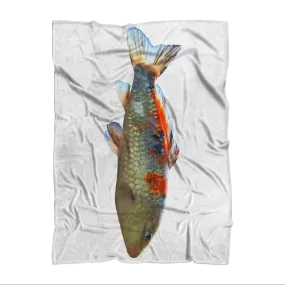 Koi Fish Sublimation Throw Blanket