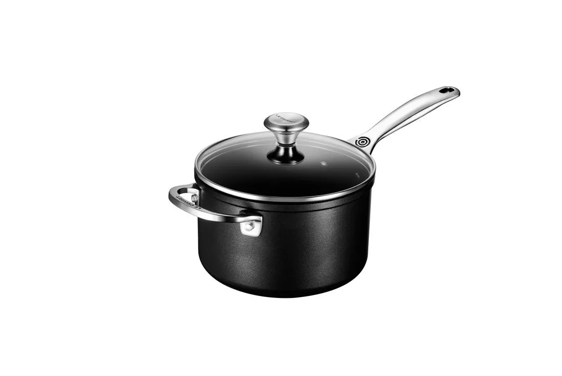 Le Creuset Toughened Non Stick Pro Saucepan with  Lid