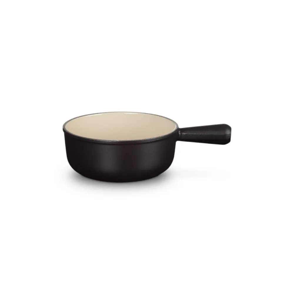 Le Creuset Tradition cast iron fondue saucepan