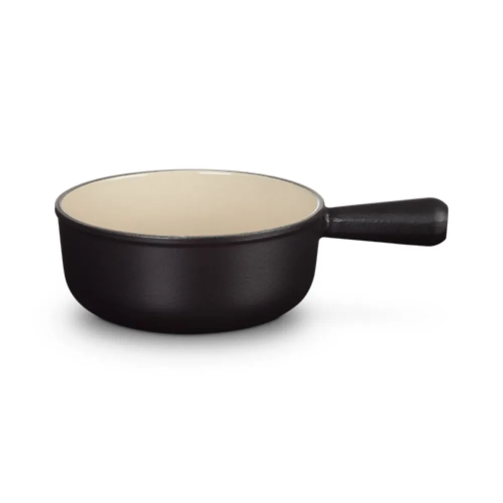 Le Creuset Tradition cast iron fondue saucepan