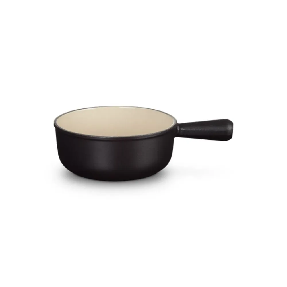 Le Creuset Tradition cast iron fondue saucepan