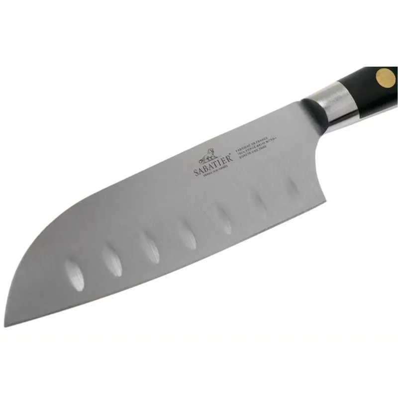 Lion Sabatier Ideal Mini Santoku Knife Brass Rivets 13cm