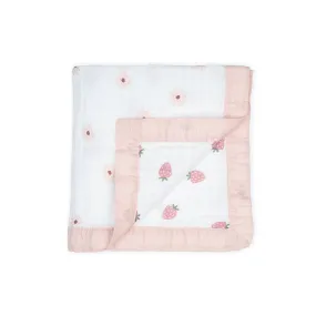 Lulujo - Reversible Muslin Blanket 3Ply