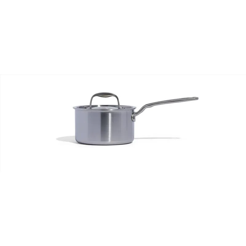 Made In Stainless Steel Saucepan 7 in. 2 qt Silver