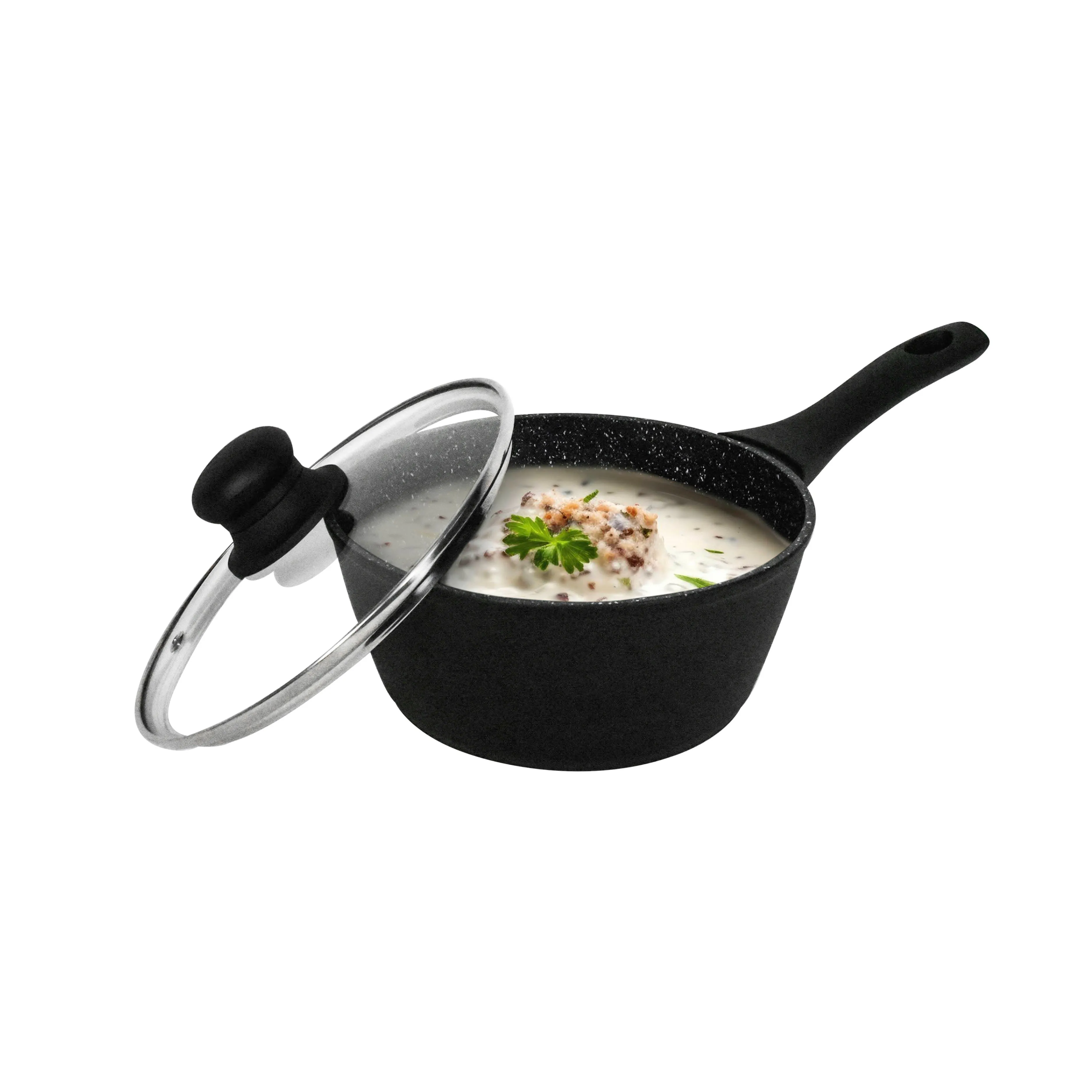 Masflex Galaxy Forged Saucepan 18cm with Glass Lid