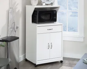 Microwave/kitchen Cart Glacier White