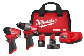 MILWAUKEE 3497-22 M12 FUEL 2 TOOL COMBO KIT HAMMER/IMPACT