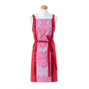 Mumbai pink apron by le jacquard français