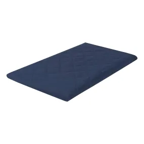 Navy Quilted Portable Crib/Playard Sheet