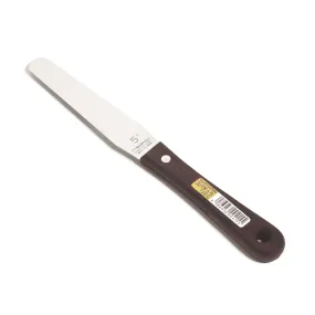 Nisaku Stainless Steel Wooden Handle Spatula, 5-Inch Blade