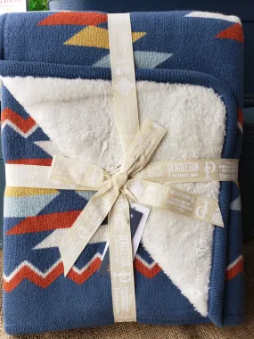 Pendleton Knit Sherpa Baby Blanket in Summerland Sherpa