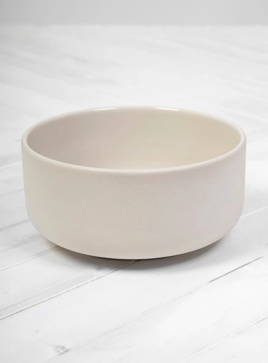 Pisu Stoneware Bowl Jasmine White