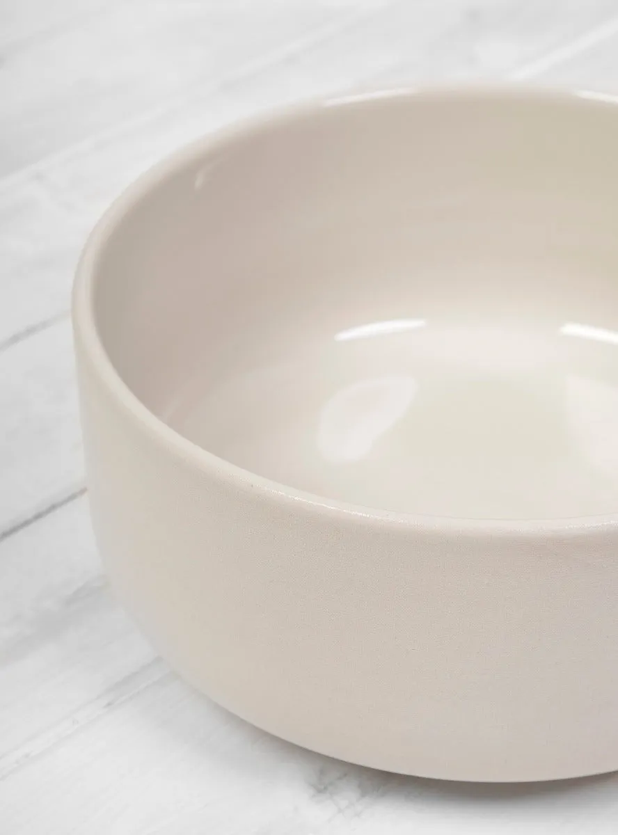 Pisu Stoneware Bowl Jasmine White