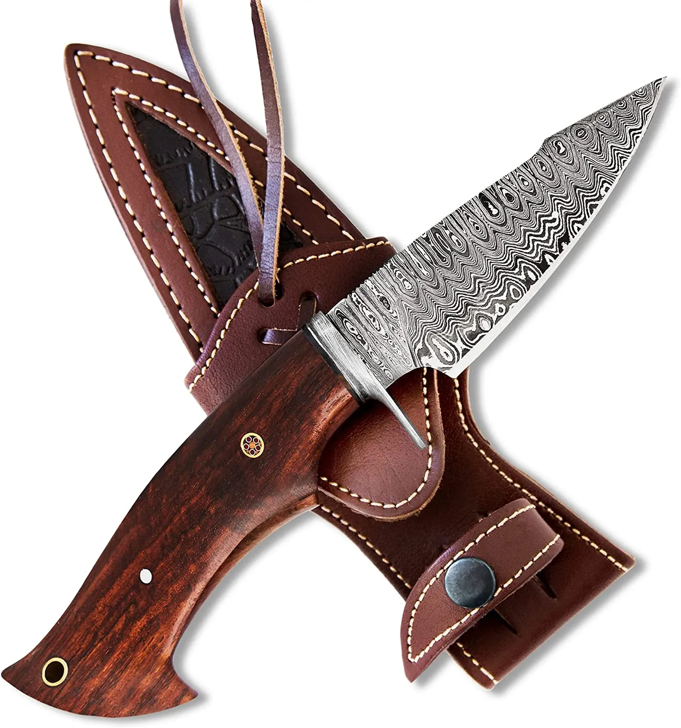 Predator Hunter Damascus Knife