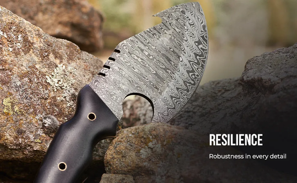 Predator Hunter Damascus Knife