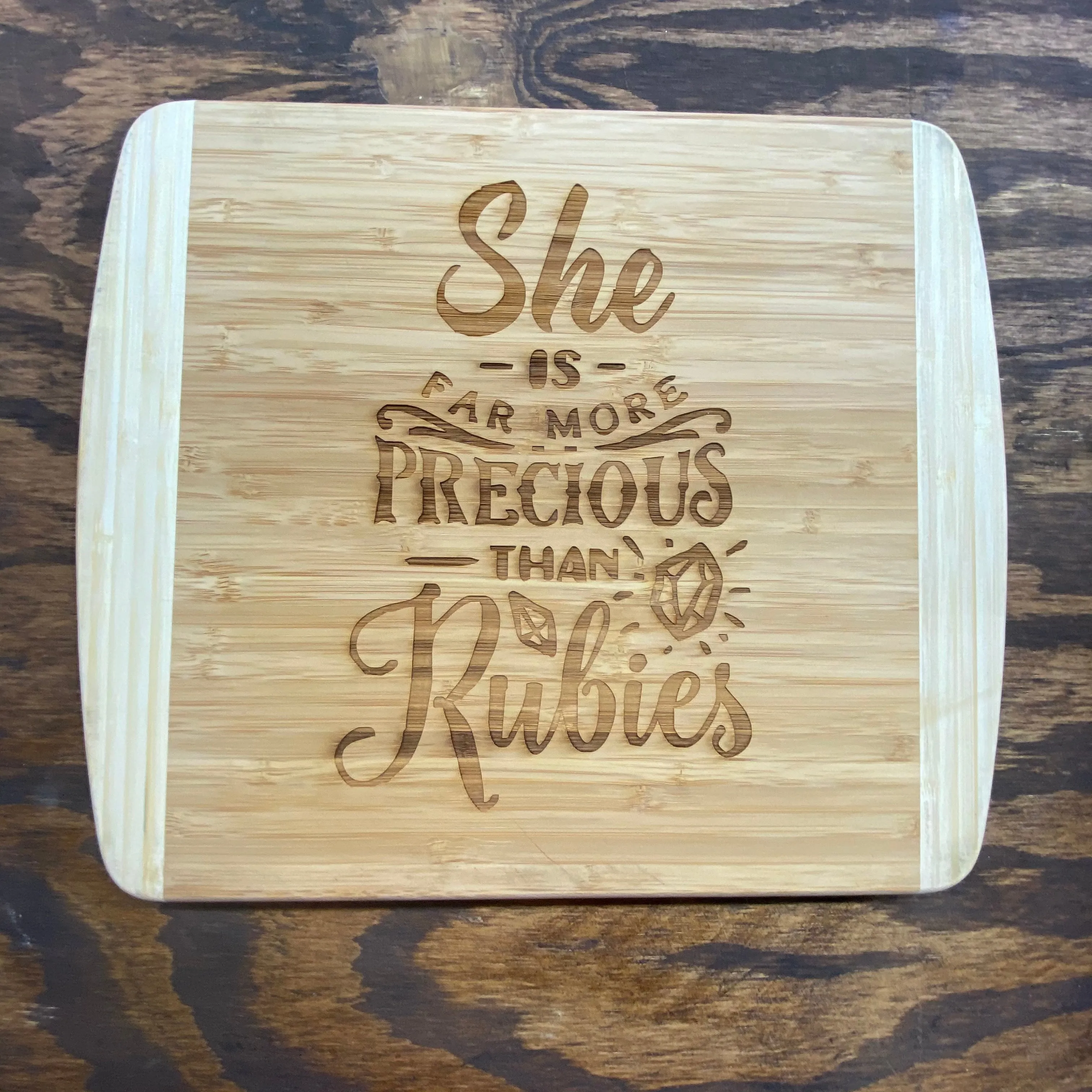 Premium Wood Cutting Board 13.25 x 11