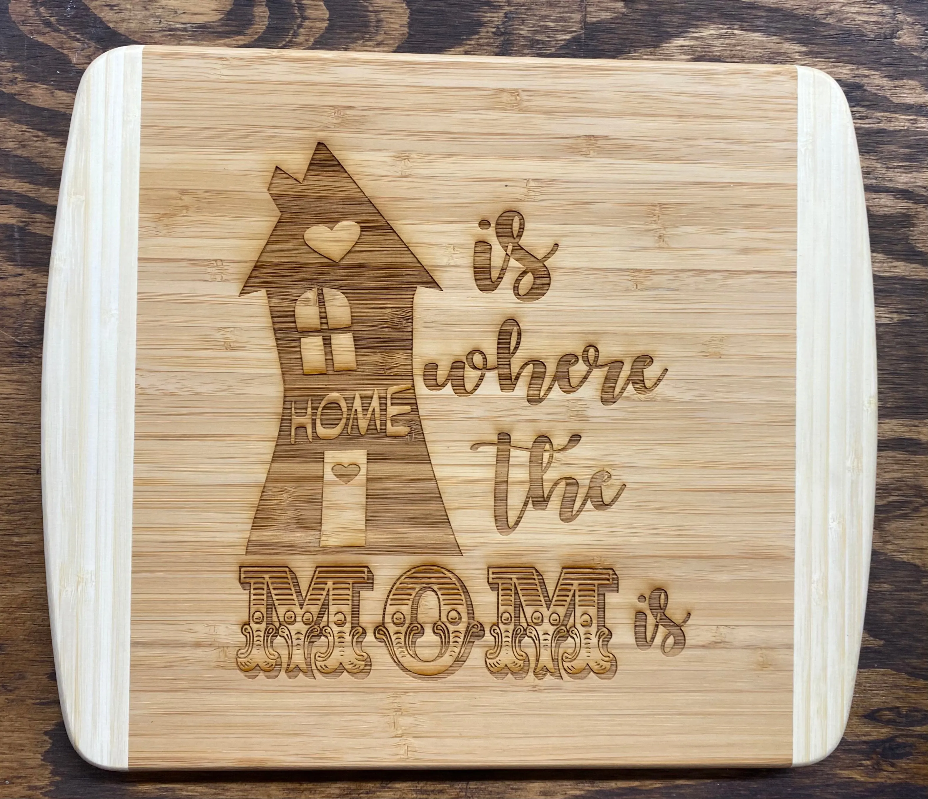 Premium Wood Cutting Board 13.25 x 11