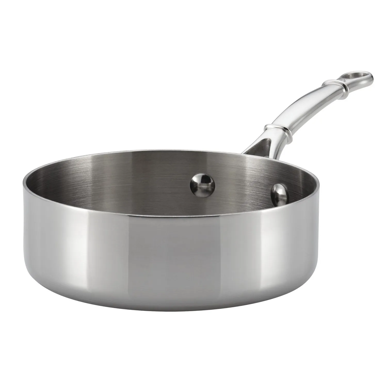 Ruffoni 30841 Symphonia Prima Mini Low Saucepan, Stainless Steel, 4.75 Inch