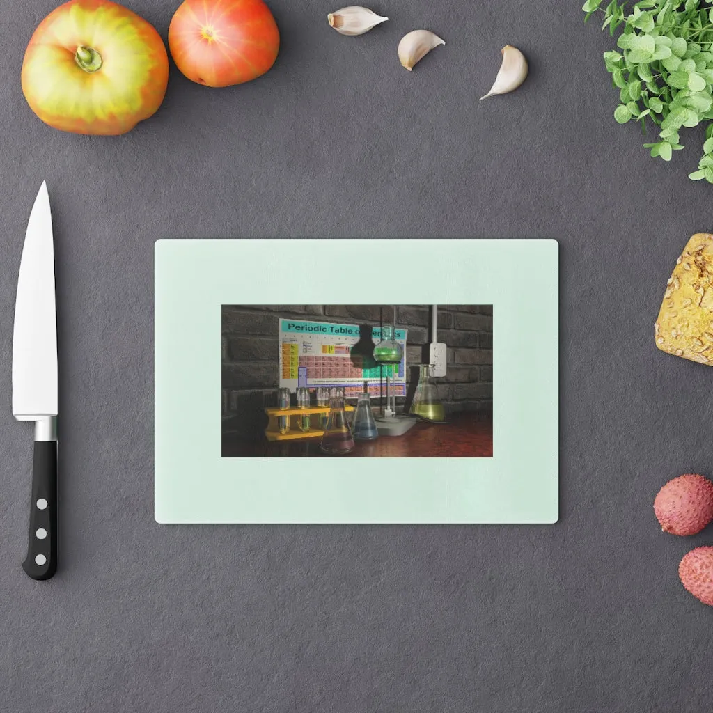 Science Scene Cutting Board